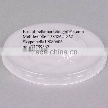 High Transparent Flat Plastic Lid With Straw Slot and Identification Buttons Wholesale Competitive Price photo-4