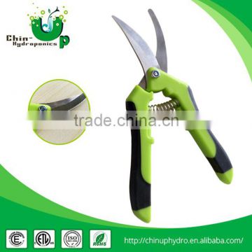 2016 new design trimming sharp scissor /green and red branch cutting garden tool