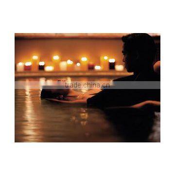 WHOLESALE CRAFTED WHITE SALT CANDLE HOLDERS photo-2