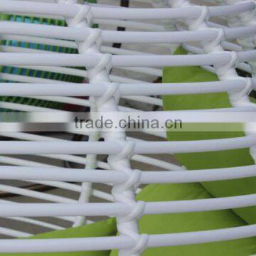 Fashionable Outdoor Furniture Garden White Round Swing Chair photo-4