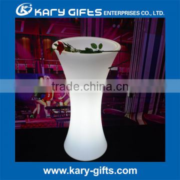 Hot sale multi color change lighted pot led flower vase planters