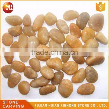 Wholesale Black Decoration Marble Pebble For Garden photo-4