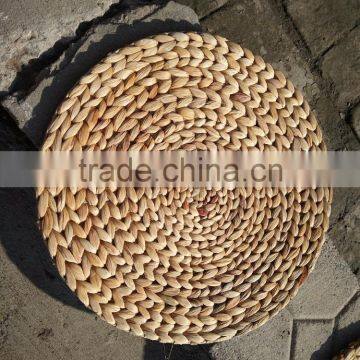 Round Shape Water Hyacinth Weave Placemats