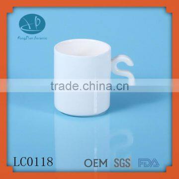 wholesale ceramic espresso mug with letter handle,popular espresso mug with letter handle,small mug wholesale,espresso cups