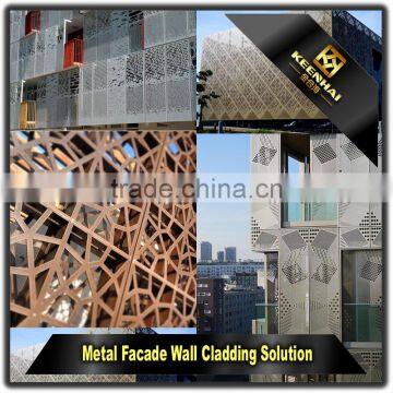 Mill Finish Perporated Stainless Steel Sheet Decor Exterior Wall Panel