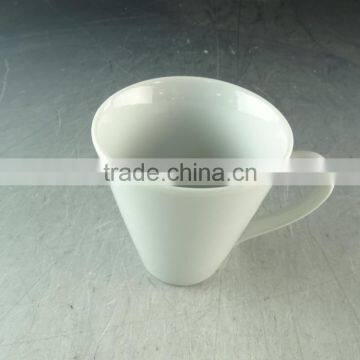 Stock Hot Sale Cheap White Ceramic Coffee Mug for Espresso Promotional Mug photo-2