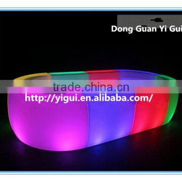 2015 new design manufacturer fantastic bar counter with remote controler/led furniture