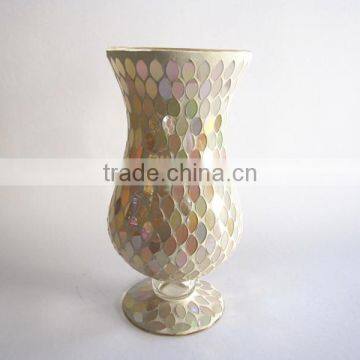 Elegant Mosaic Decorative Long Stem Vases photo-4