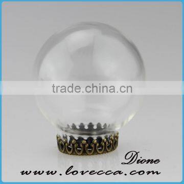 2017 Mini Glass Dome Globe Terrarium Ring With Copper photo-6