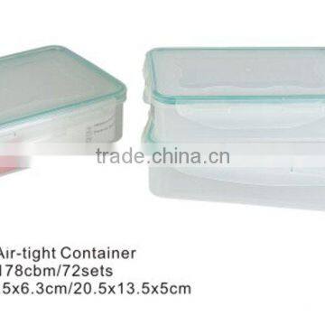 Plastic airtight food containers and lunch storage box