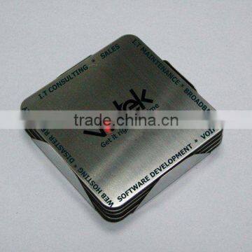 Cup pad,stainless steel coaster, cup coaster, cup mat, metal coaster