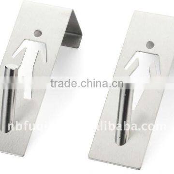 Stainless steel pothook, metal pothook, pothook, hooks,over door hook hangers.desk hooks, hangers, man and woman design