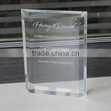 China Business Crystal Clear Custom Shaped Acrylic Awards photo-4