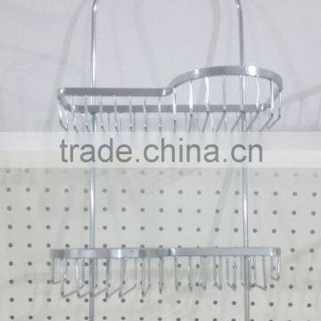 2 Tier Matel Wire Rectangular Hanging Storage Wire Basket/shower Caddy photo-2