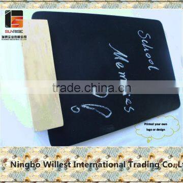 Painted Natrual Mini Chalkbard With Wooden Stands/holder/base photo-4