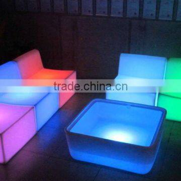 ILLUMINATED OUTDOOR FURNITURE/MODERN LED COFFEE TABLE/LED PARTY FURNITURE