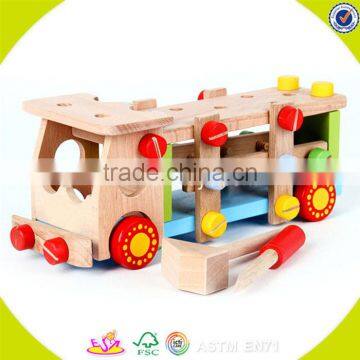 2017 Wholesale Kids Wooden Nut Toy Diy Baby Wooden Nut Toy Combination Children Wooden Nut Toy W03C007 photo-4