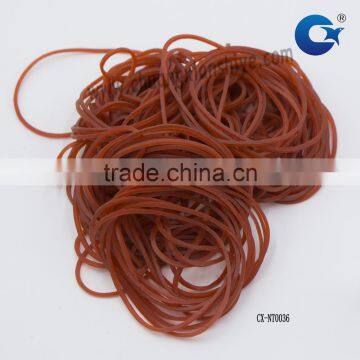 Elastic Natural Yellow Rubber Band for Money