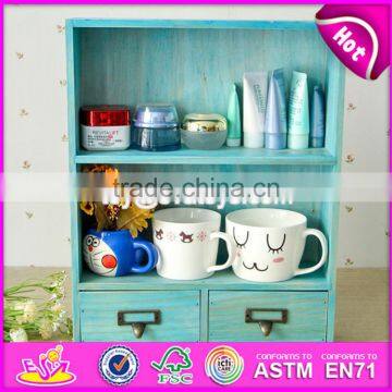 2017 New products high quality wooden desktop shelf for sale W08C173