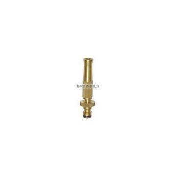 brass garden hose nozzle with 3",3.5",4" adjustable spray straight water jet to hollow spray