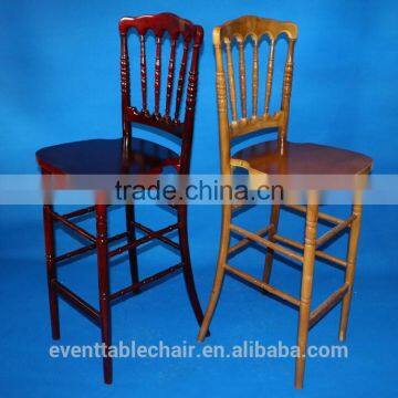 wooden cross back high back hotel chair banquet dining chairs