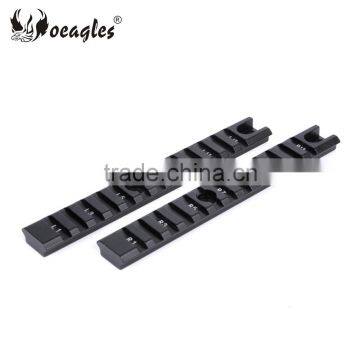 Oeagles D002 Picatinny Rail 21mm Rail for Rilfe Flashlight Scope Mount Weaver,1 Pair photo-4