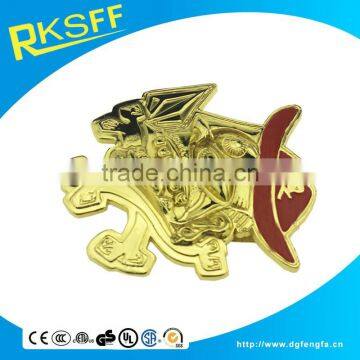 golden plating belt buckle in promotion