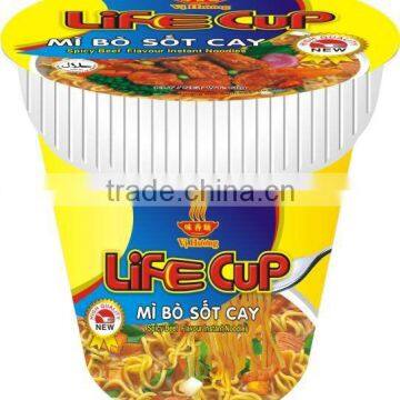 instant noodles in cup