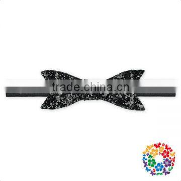 New Fashion Hot Pink Sequin Bow Headbands For Baby Girls Fancy Hair Accessories Girls Hair Accessories Kids Headband Wholesale