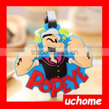 UCHOME Lovely Animal Cartoon Luggage Tag Different Shape Cute Luggage Tag