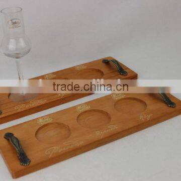 Cheap Eco-Friendly Wooden Tray With Handle