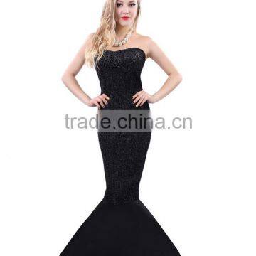 Mermaid Long Tail Skirt Metallic Ariel Sexy Fish Tail Adult Womens Dress Costume Sea photo-2
