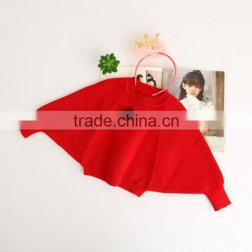 New Design Blank Pullover Style Girls Knitting Patterns Bat Sleeve Sweater photo-2