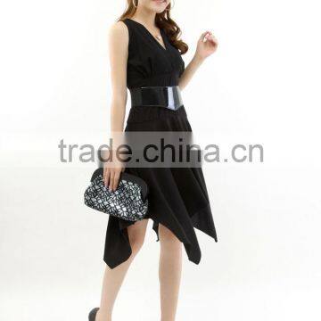 BHN339 Ladies Girls Party Dresses with belt