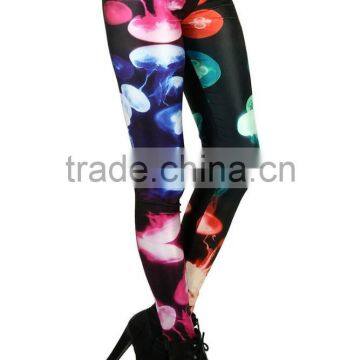 MGOO New Arrival Custom Print Running Tight Leggings High Waist Spandex All Over Sublimation Print Pants photo-3
