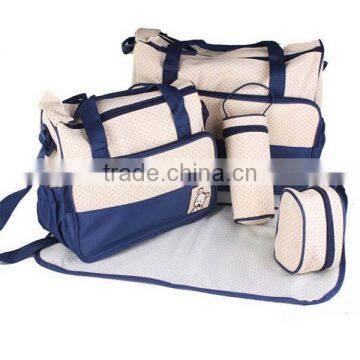 2017 Wholesale cheap diaper organizer baby diaper bags set