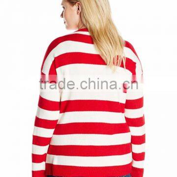 Women Red Sweater Hat Reindeer Pattern Custom Christmas Sweater photo-2