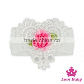 FDK263 Lovebaby Flower Pattern Barefoot Sandals With Headband Factory Cheap Wholesale Baby Sandals photo-2