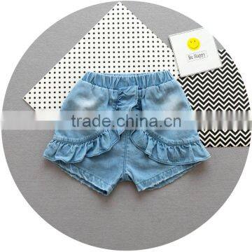 S17406A hot sale children summer denim shorts baby clothes shorts