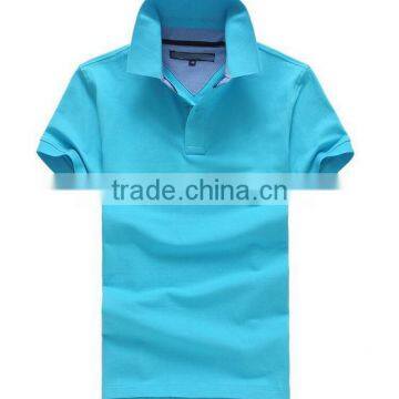 High Quality Cotton Men Polo Shirt 2015 Branded T-shirt Design Custom OEM/ODM China Factory photo-2