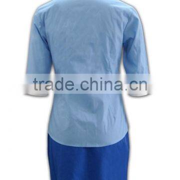 Tailor-made Festival Short Sleeve Low MOQ Brand New Design Ladies Fashions Suits photo-4