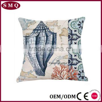 latest design sea animal painting home decor pillow cover