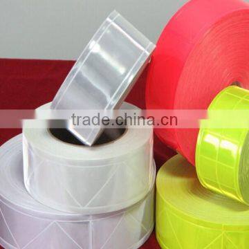 High Visibility PVC Crystal Reflective Tape for Safety Clothing photo-3