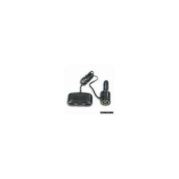 1 to 3 Socket Cigarette Lighter Adapter