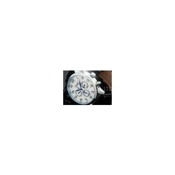 Vintage Large Face Mechanical Automatic Watches With 6 Hands , Swiss Wrist Watch