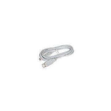 White Long USB Digital Camera / Scanner / Printer Cables Type A To Type B