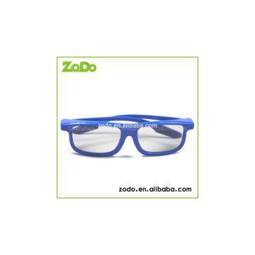 Hot blue movie 3D glasses