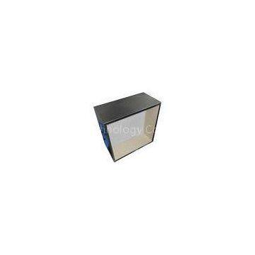 Glass Fiber H14 Compact HEPA Air Filter , Pharmacy Mini Pleat Hepa Filter