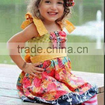 Giggle Moon Remake Toddler Girls Rompers Frock Designs Summer Kids Clothes photo-6