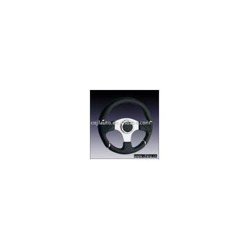 leather steering wheel